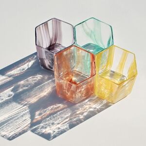 NEW 4pc Short Glass Drinkware Set - DVF for Target